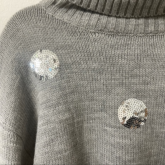 LF Mint Vanilla Crop Turtleneck Sweater - Picture 3 of 4